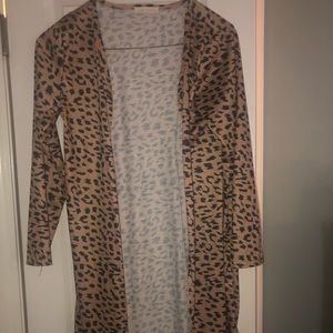 Light cheetah print jacket